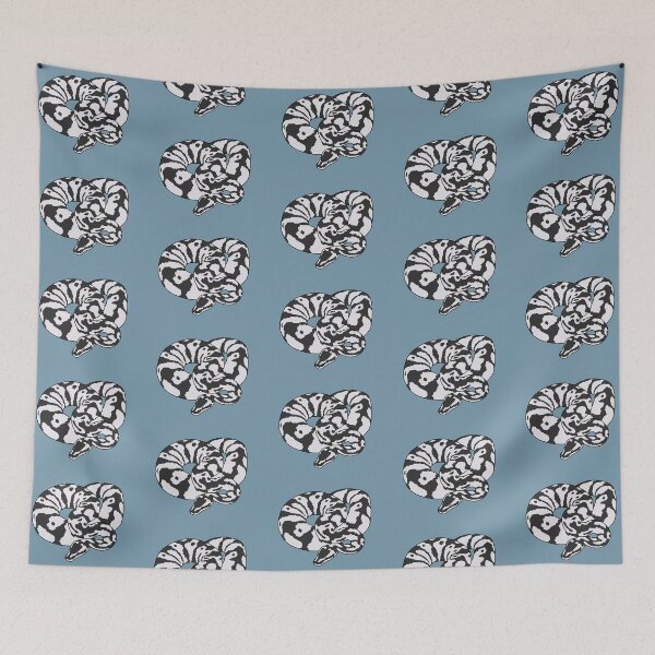 Aperçu de l'œuvre Python boule noir et blanc créée et vendue par taylorrowan.