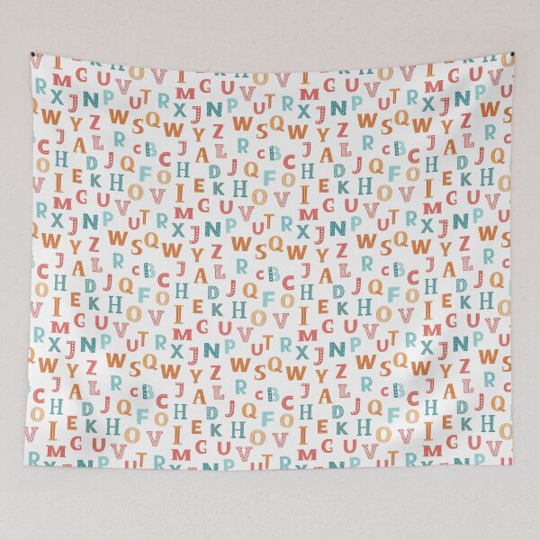 Item preview, Alphabets seamless pattern designed and sold by SSK Designs.