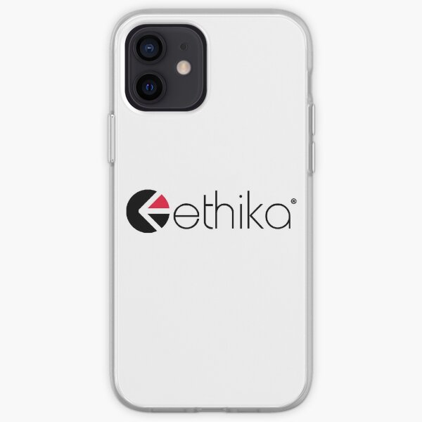 MENS ETHIKA LOGO WHITE iPhone Soft Case