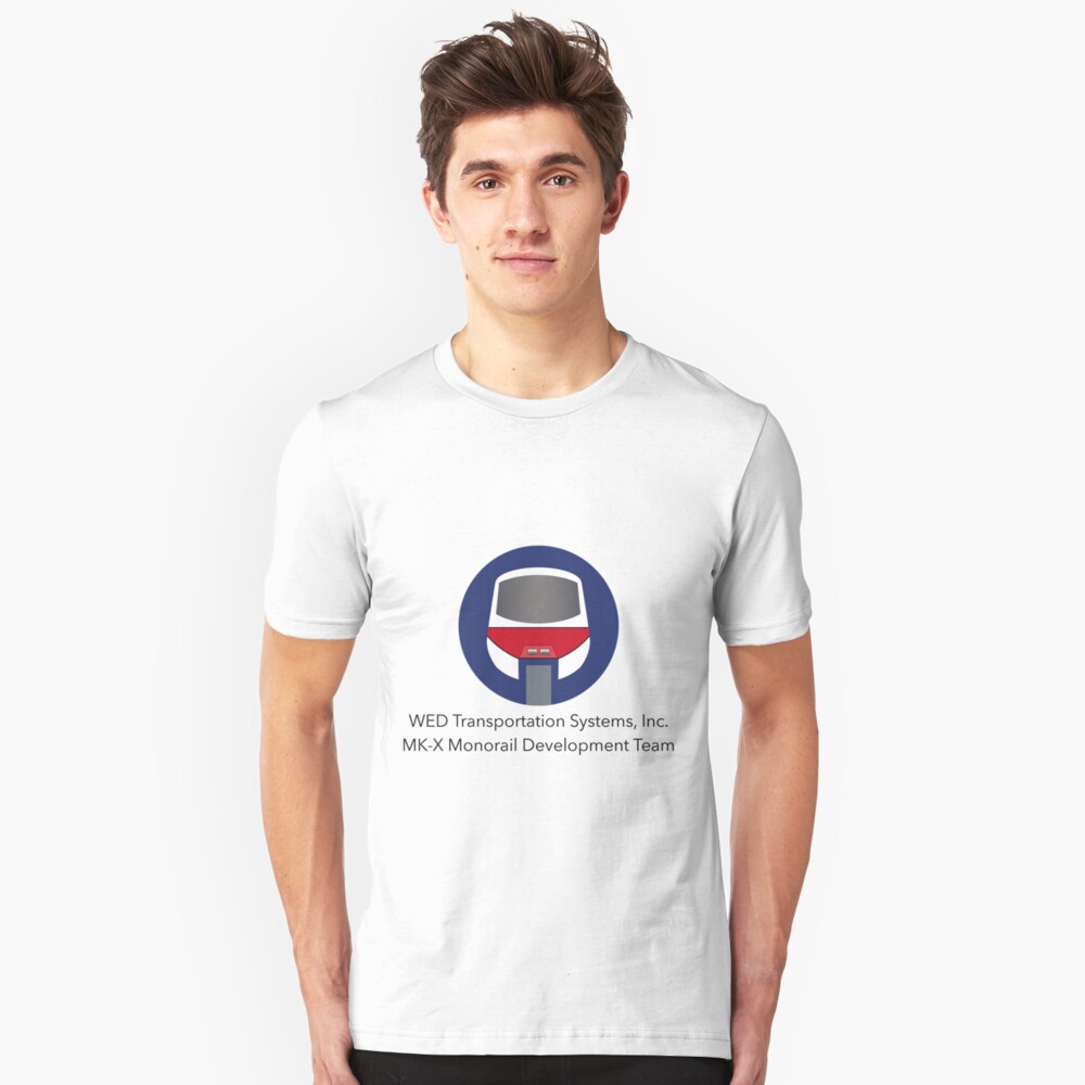 MK-X Monorail Development Team Slim Fit T-Shirt