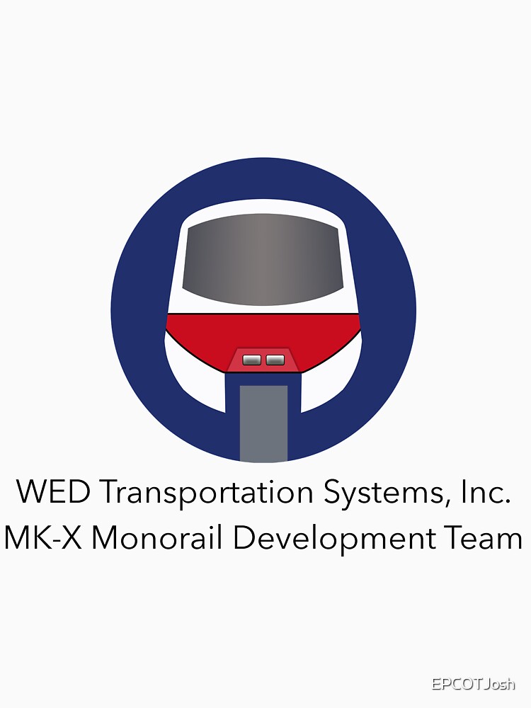 Thumbnail 7 of 7, Essential T-Shirt, MK-X Monorail Development Team designed and sold by EPCOTJosh.