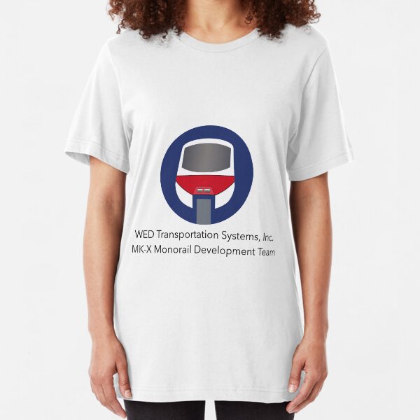 MK-X Monorail Development Team Slim Fit T-Shirt
