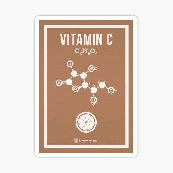 Vitamin C Sticker