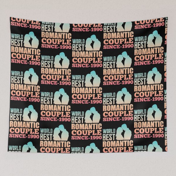 Item preview, World Best Romantic Couple Since 1990-Romantic designed and sold by KGN  CREATIVITY.