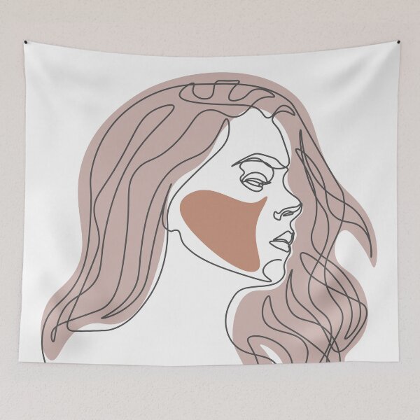 Item preview, Cubism Linear Abstract Faces Graphic designed and sold by Dr.YesOrNo.