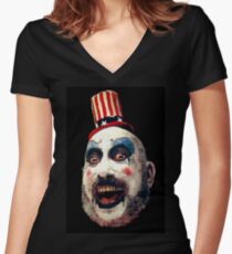 Captain Spaulding Women's Fitted V-Neck T-Shirt