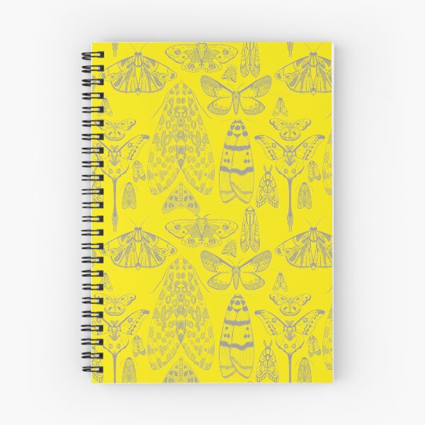 Item preview, Illuminating Yellow and Ultimate Gray Moth and Butterfly Pattern designed and sold by Justdoodlins.