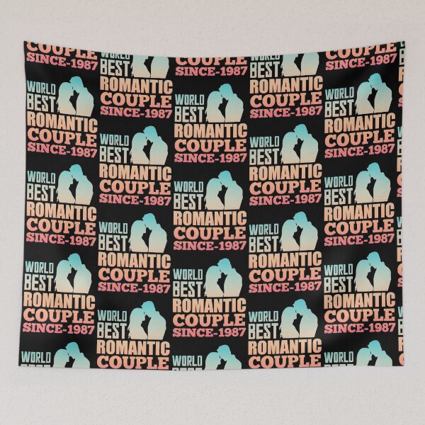 Item preview, World Best Romantic Couple Since 1987-Romantic designed and sold by KGN  CREATIVITY.