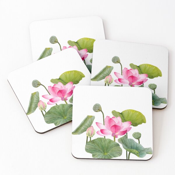Item preview, Lotus watercolor painting designed and sold by fengyuhao.