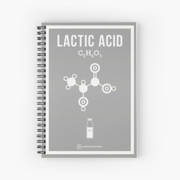 Lactic Acid Spiral Notebook