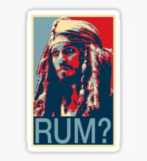 Pegatina Jack Sparrow para presidente
