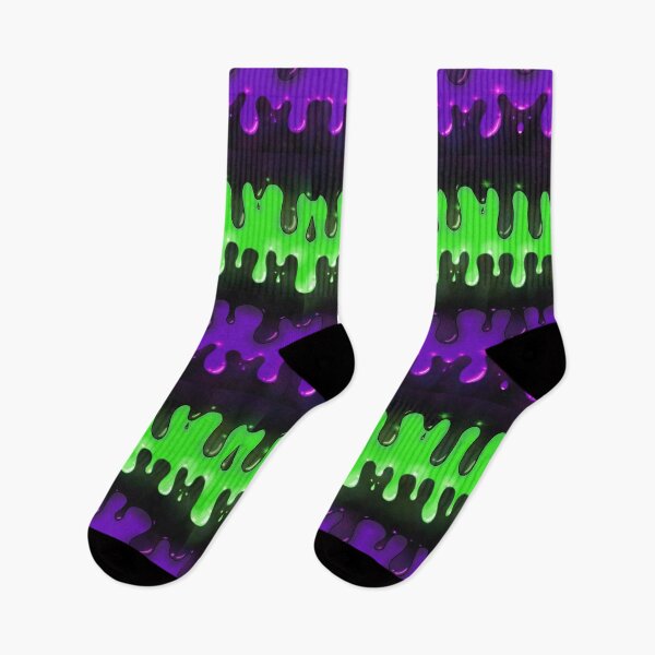 Item preview, Cyber Goth Toxic Oil Drip Pattern designed and sold by ZombieCheshire.