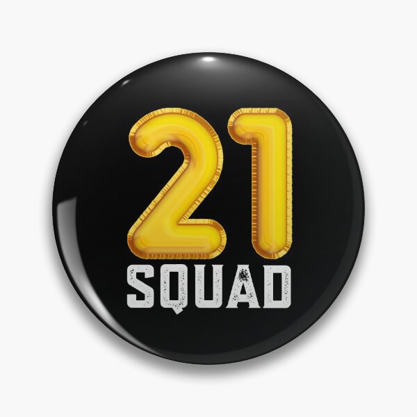 Item preview, 21 squad Shirt, 21st Birthday designed and sold by ReichBourne.