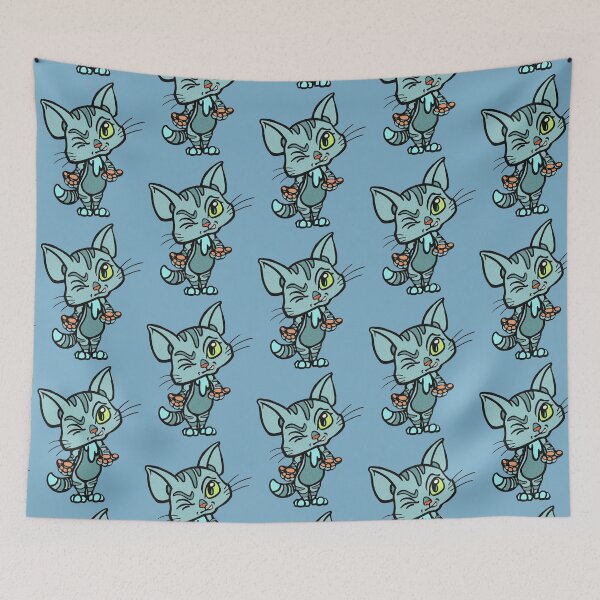 Item preview, skeptical kitten  designed and sold by sandpiperstudio.