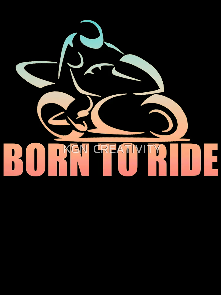 Thumbnail 7 of 7, Oversized T-Shirt, Born To Ride-Rider designed and sold by KGN CREATIVITY.
