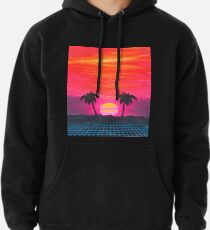 Retro sunset 2 Pullover Hoodie