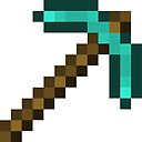 Minecraft Diamond Pickaxe Sticker For Sale By Metal Flowers Redbubble