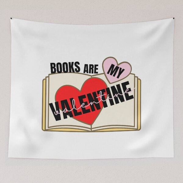 Item preview, Books Are My Valentine designed and sold by Vibing-Right.