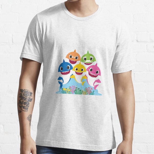 "Baby Shark family in sea " Tshirt for Sale by Akshay777 Redbubble