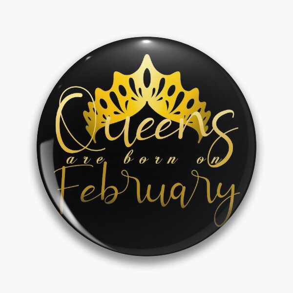 Item preview, Queens Are Born On February designed and sold by Mixture-DESIGN.