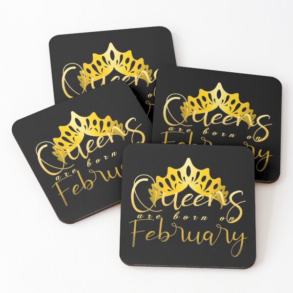 Item preview, Queens Are Born On February designed and sold by Mixture-DESIGN.