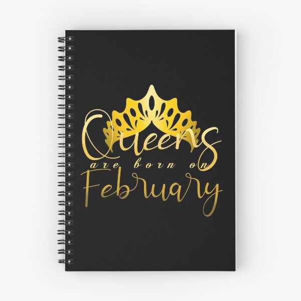 Item preview, Queens Are Born On February designed and sold by Mixture-DESIGN.