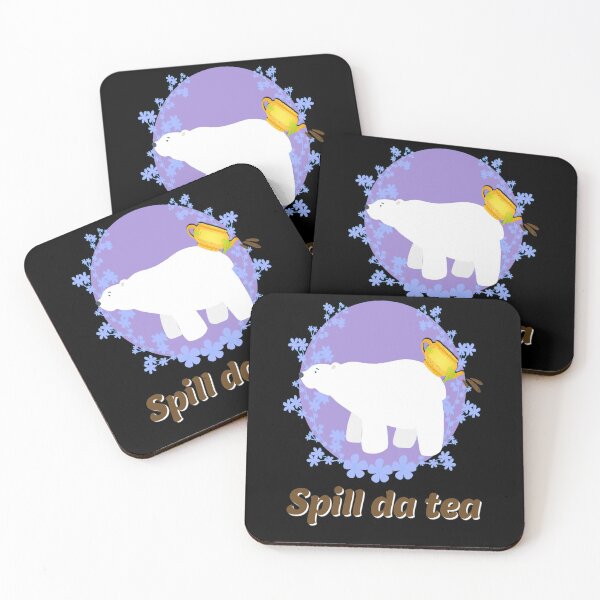 Item preview, Spill Da Tea Polar Bear designed and sold by Earthchild8888.