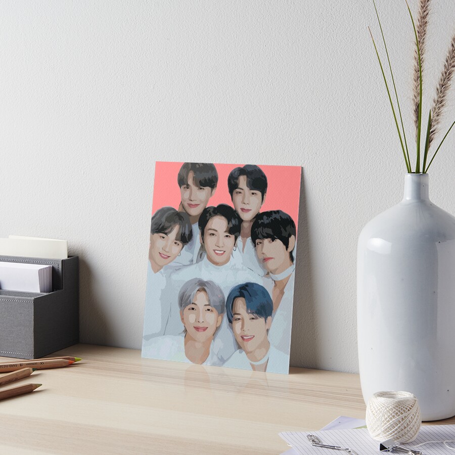 防弾少年団 BTS K-POP バンタン 韓国 KPOP アート ポスター BTS 防弾少年団 A4ポスター 10枚セット 韓国 韓流 グッズ 韓国