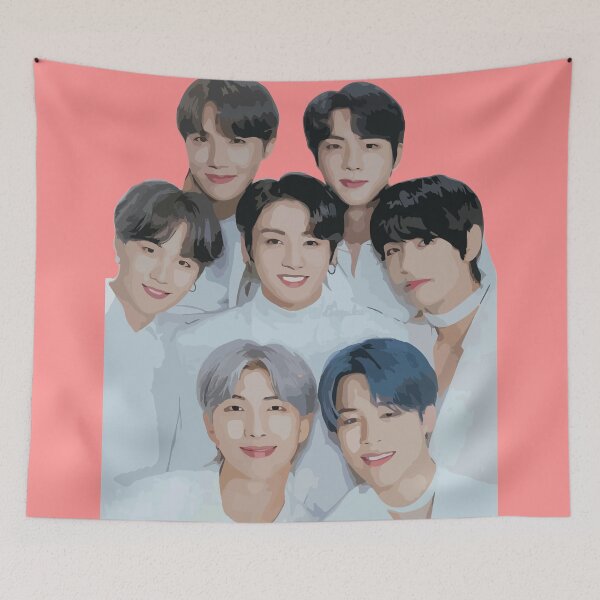 Item preview, Ultimate Korean Hip-Hop | Ultimate Korean Boy Band | BTS-Army | Wattercolor Effect | Design 2 designed and sold by Ainbowz-Artwork.