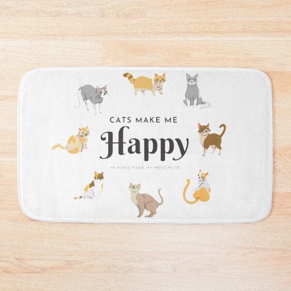 Item preview, cats make me happy designed and sold by Yemena.