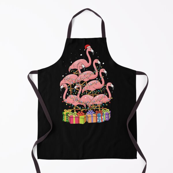 Item preview, Christmas Tree Pink Flamingo Birds Funny Xmas Gift designed and sold by MakeGoodChoices.