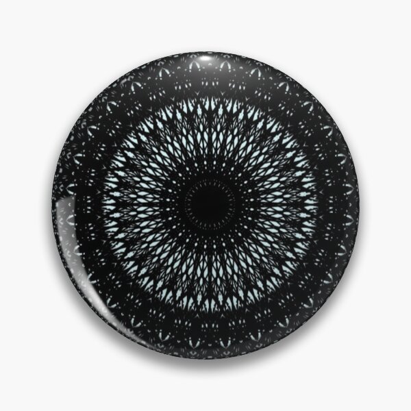 Item preview, Black and white radial pattern  designed and sold by VSHine.
