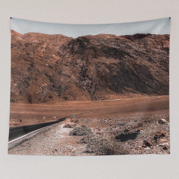 Item preview, road in the desert with mountain view at Death Valley national park California USA designed and sold by Mrvell.