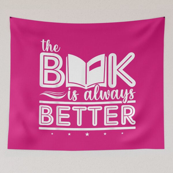 Item preview, The Book Is Always Better Literature Reading designed and sold by vickiknopp.