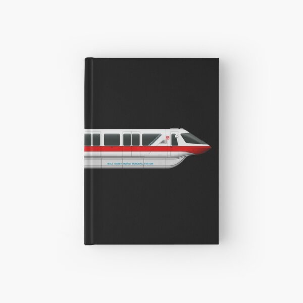 Monorail Red Hardcover Journal