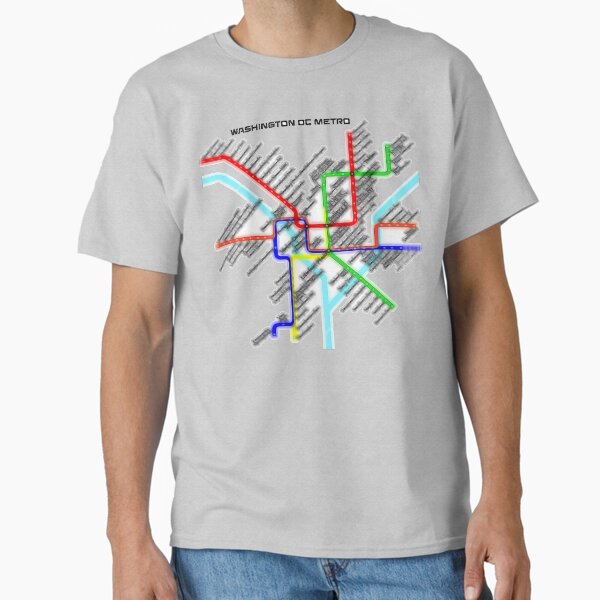 Item preview, Washington DC Metro Map designed and sold by mrthink.