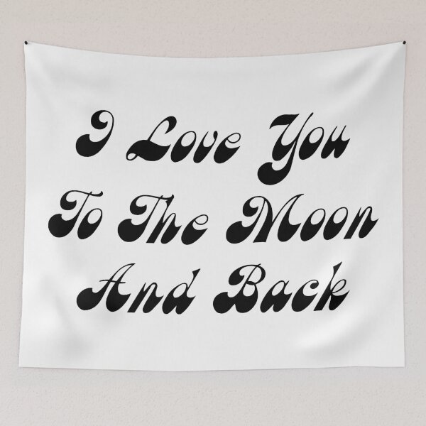 Item preview, I Love You To The Moon And Back designed and sold by TheArtism.