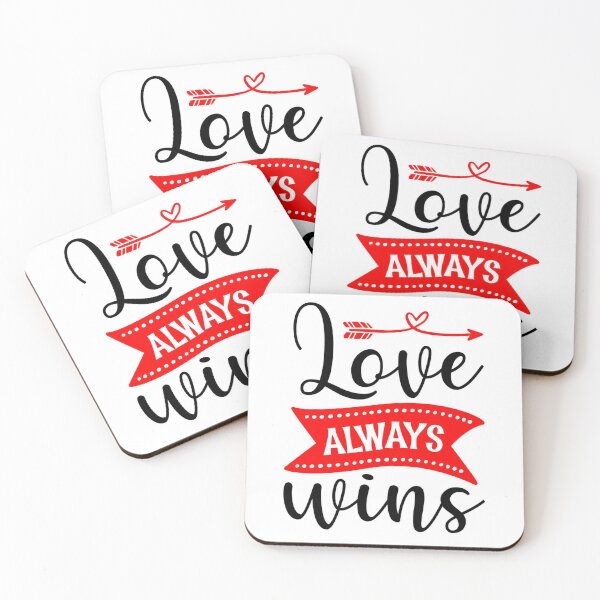 Item preview, Love Always Wins Inspirational Quotes Classic Essential  designed and sold by Tannumoni.