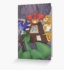 Tarjeta de felicitación Dragones y mazmorras