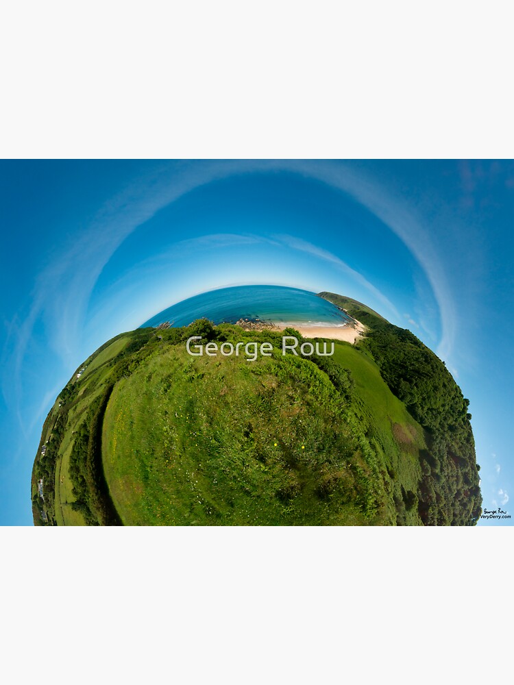 Kinnagoe Bay (as half a planet :-) by VeryIreland