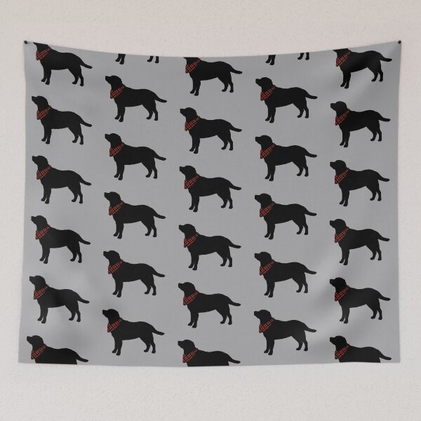 Item preview, Labrador Retriever with Plaid Bandana designed and sold by taylorrowan.