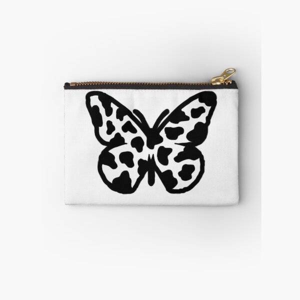 Item preview, glittery black and white butterfly designed and sold by tshirtsprint.