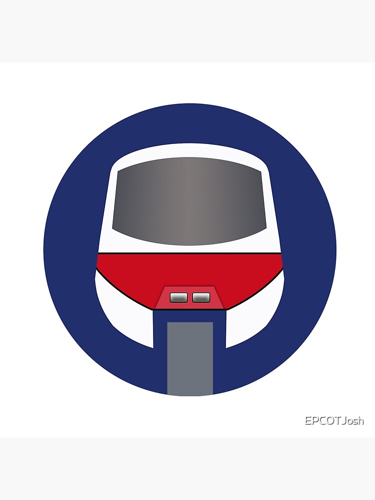 Thumbnail 3 of 3, Throw Pillow, Monorail Logo designed and sold by EPCOTJosh.