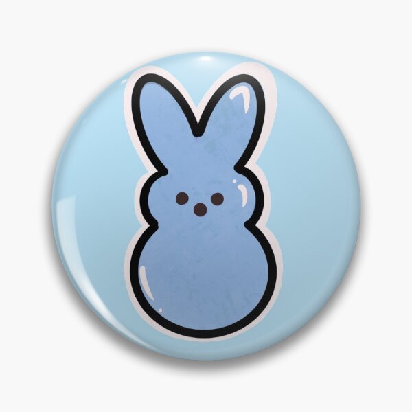 Item preview, Blue peep bunny marshmallow  designed and sold by Brianne Campbell.