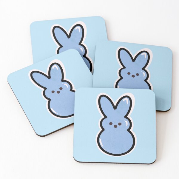 Item preview, Blue peep bunny marshmallow  designed and sold by Brianne Campbell.