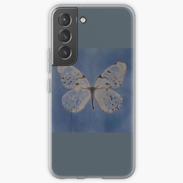 Purple Orange Butterfly Sky Personalised Name Case Cover Samsung Black White Harajuku Kawaii Art Vintage Hoe Kpop Y2K Retro 90s Aesthetic