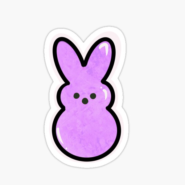 Item preview, purple peep bunny marshmallow  designed and sold by Brianne Campbell.