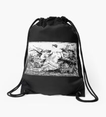 Waiting! Drawstring Bag