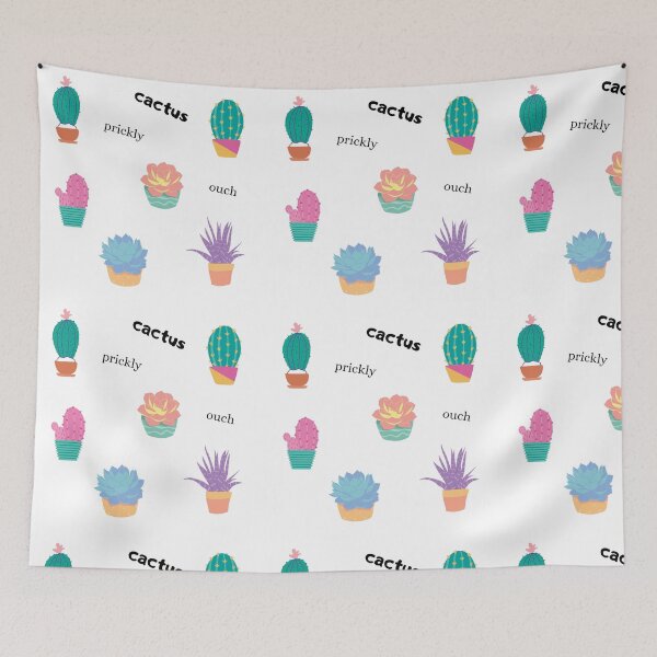 Item preview, Cactus stickers, drawing of cactus, cactus plant, cactus cartoon pattern designed and sold by nadiahaq.