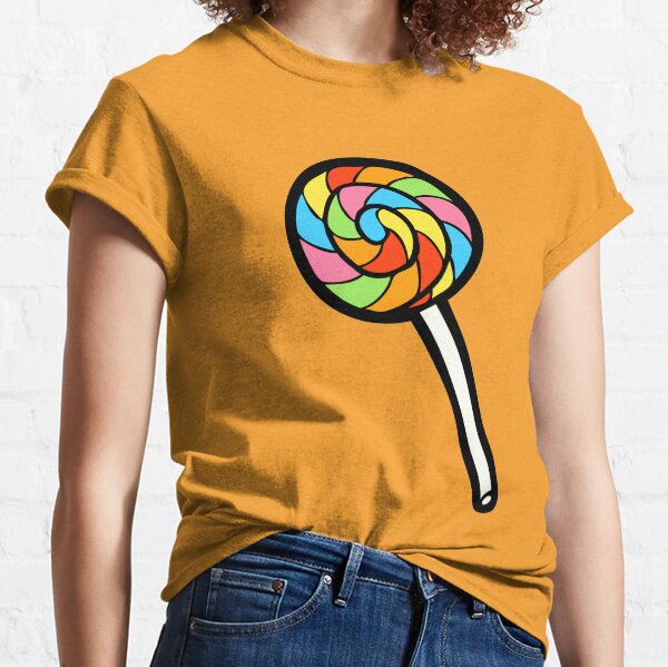 Rainbow Lollipop Pattern Classic T-Shirt